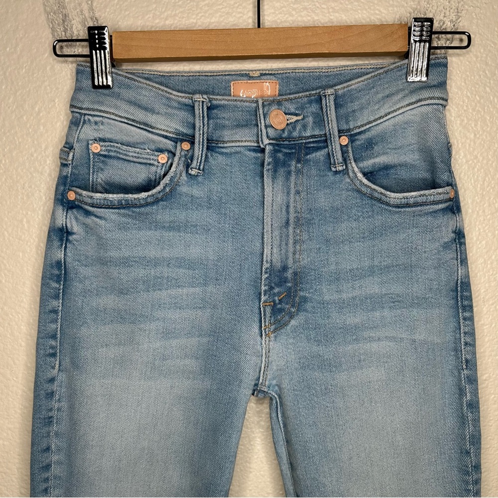 Mother The Insider Crop Step Fray jeans Limited Edition 24 - Picture 3 of 16